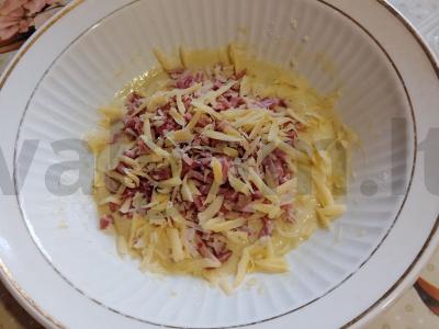 Kepinys su rūkytomis mėsos gaminiais Žingsnis 2