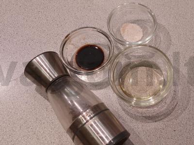 Burokėlių salotos su adygei sūriu Žingsnis 4