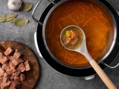 Grietininė žuvienė su lašiša Žingsnis 2