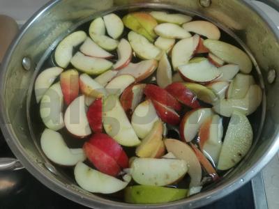 Obuolių-vynuogių kompotas Žingsnis 1