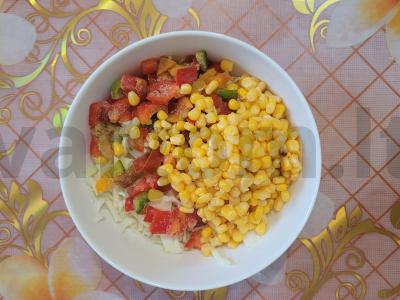 Salotas „Ryški gražuolė“ Žingsnis 2