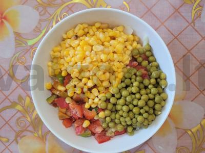 Salotas „Ryški gražuolė“ Žingsnis 3