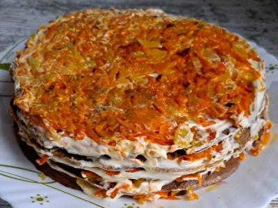 Kepenų tortas su prieskoniais Žingsnis 16