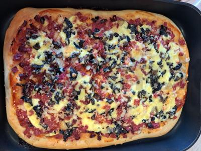 Pica su miško grybais ir dešra Žingsnis 8