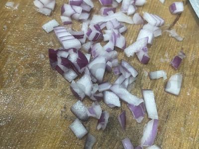 Smulkintos vištienos kotletai su paštetu Žingsnis 2