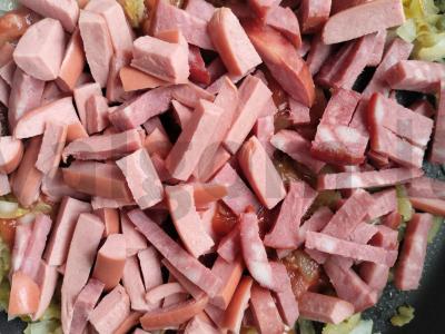 Sultingas mėsos ir dešros skonio solianka Žingsnis 5