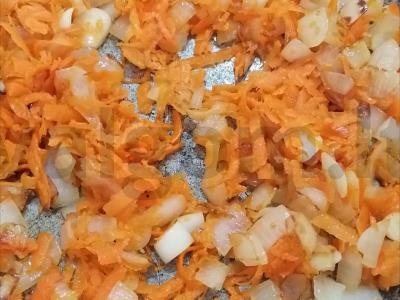 Harcho sriuba su kiauliena ant žąsų riebalų Žingsnis 3