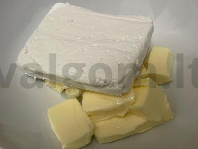 Keksas su avietėmis ir varške Žingsnis 1