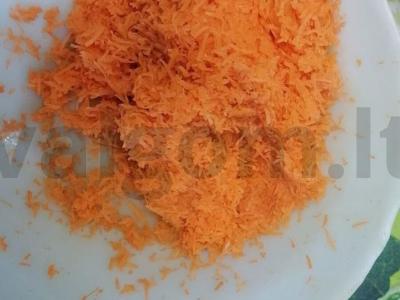 Morkų tortas su varškės kremu Žingsnis 2