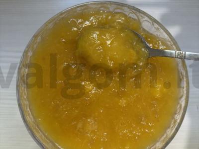 Desertas su agar-agaru ir mangais pagrindine nuotrauka