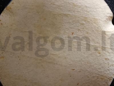 Tortilija su įdaru pusryčiams Žingsnis 2