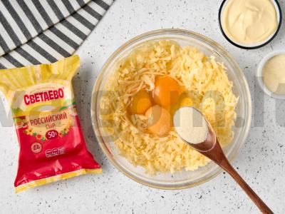 Sūrio-mėsos ritinys Žingsnis 1