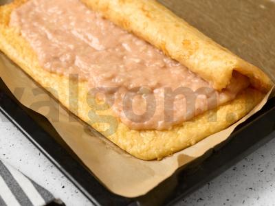 Sūrio-mėsos ritinys Žingsnis 4