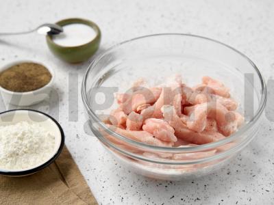 Baklažanai kinų stiliumi su kiauliena Žingsnis 1