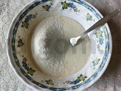 Varškės ir obuolių sausainiai „Šarlotė“ Žingsnis 3