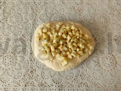 Varškės ir obuolių sausainiai „Šarlotė“ Žingsnis 4