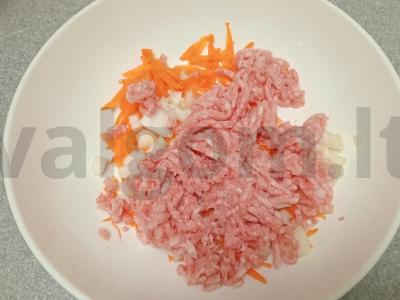 Garinti koldūnai su kiaulienos faršu ir morkomis Žingsnis 4