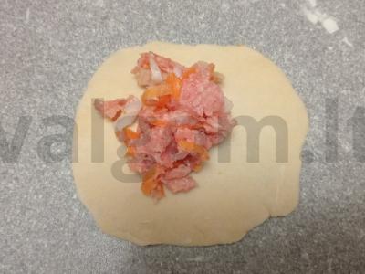 Garinti koldūnai su kiaulienos faršu ir morkomis Žingsnis 7