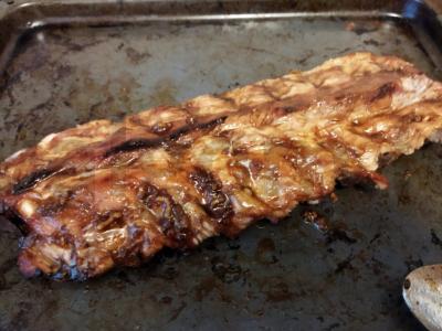 Kiaulienos šonkauliai sojų padaže su paprika ir česnaku Žingsnis 5