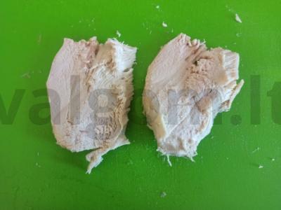 Sūrio burgeris su rūkytomis vištienos krūtinėlėmis Žingsnis 3