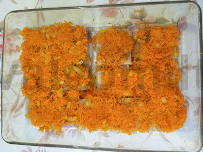 Menkių filė su daržovėmis Žingsnis 5