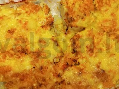 Menkių filė su daržovėmis pagrindine nuotrauka