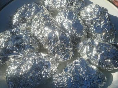 Bulvės su lašiniais ant laužo Žingsnis 6