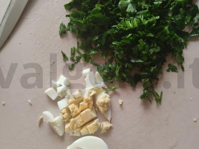 Du rūšių pupelės salate su cukinija ir kalakutiena Žingsnis 4