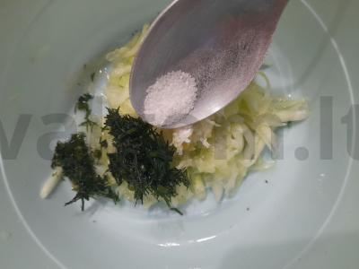 Atvėsinantis kefyro sriuba su agurkais Žingsnis 5