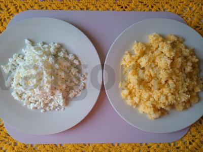 Kukurūzų košė su varške ir žolelėmis Žingsnis 2