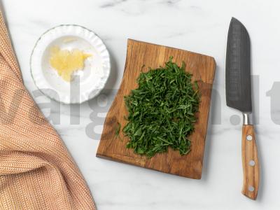 Korejiškai marinuoti baklažanai su morkomis Žingsnis 4