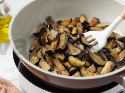 Korejiškai marinuoti baklažanai su morkomis Žingsnis 6