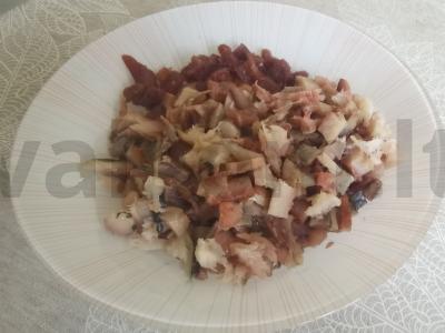 Silkė po kailiu su kiaušiniu Žingsnis 3