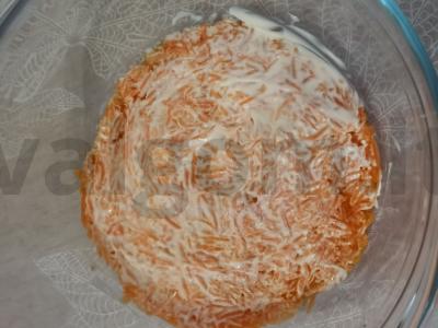 Silkė po kailiu su kiaušiniu Žingsnis 4