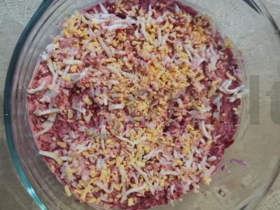 Silkė po kailiu su kiaušiniu Žingsnis 8