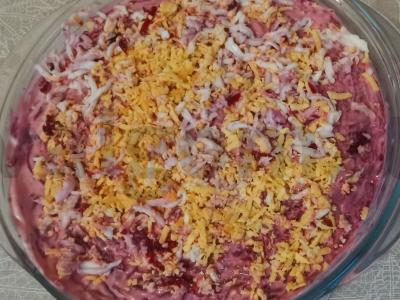 Silkė po kailiu su kiaušiniu Žingsnis 10