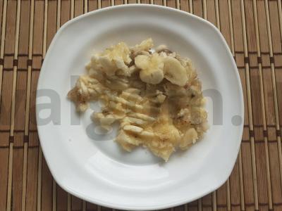 Vaniliniai blynai su bananais pusryčiams Žingsnis 1