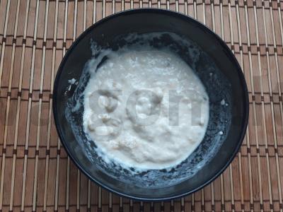 Vaniliniai blynai su bananais pusryčiams Žingsnis 3