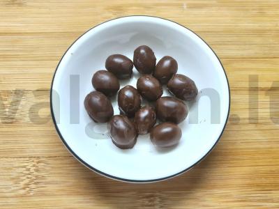 Vynuogės šokolade su kokosų drožlėmis Žingsnis 4