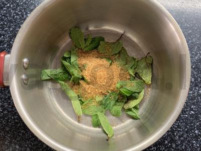 Mėtų sirupas per 20 minučių Žingsnis 2