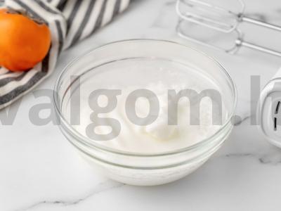 Šokoladinis pyragas su persimonu Žingsnis 6