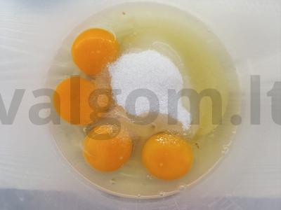 Kefyro mannikas arbatos gėrimui Žingsnis 1