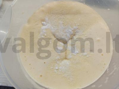 Kefyro mannikas arbatos gėrimui Žingsnis 4