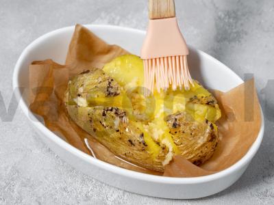 Bulvės su plaktos fetos ir tuno Žingsnis 4