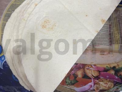 Tortilijos su dešra ir sūriu Žingsnis 1