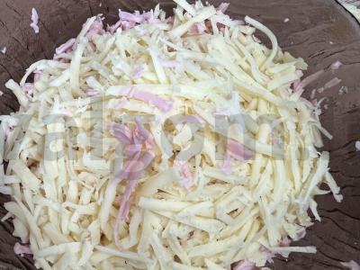 Tortilijos su dešra ir sūriu Žingsnis 2