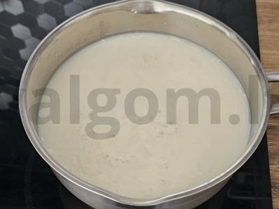 Švelnus naminis sūris Žingsnis 1