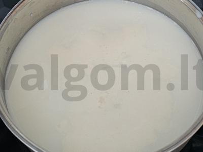 Švelnus naminis sūris Žingsnis 3