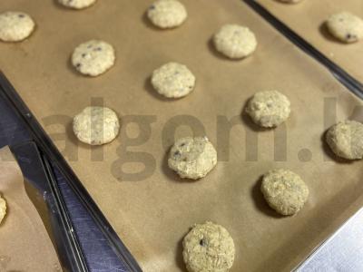 Avižiniai sausainiai su šokolado gabaliukais (Amerikietiški) Žingsnis 4