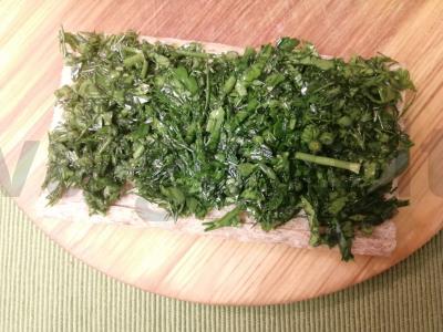 Užkandis „Žalioji pagalvė“ Žingsnis 6